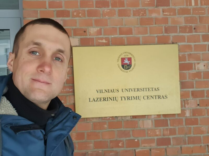 Visit at Laser Research Center, Vilnius University